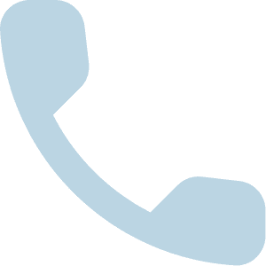 Phone handset icon on black background